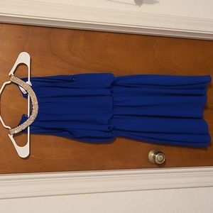 Blue dress
